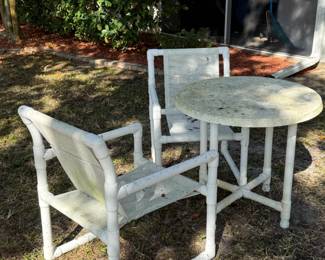 PVC table & chairs