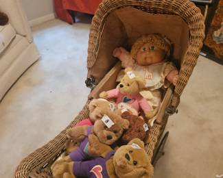 Vintage doll stroller 