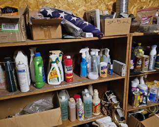 lots of cleaning, garden and more suppolies