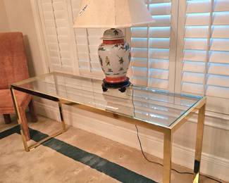 Hollywood Regency console