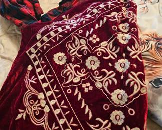 Great velvet and flannel blouse 