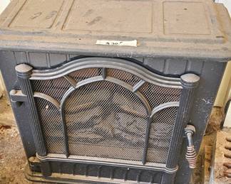 small outdoor heater, plastic