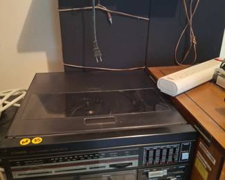 Vintage 1980s stereo system