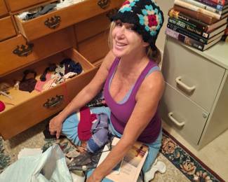 You got a doily on your head