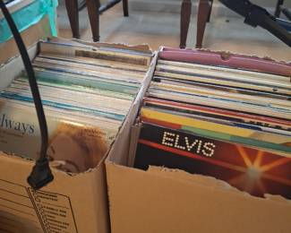LP records and 45s