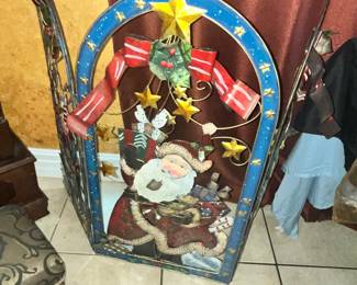 METAL 3-PANEL SCREEN