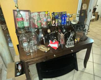 DESK LOADED WITH GOODIES