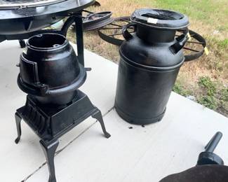 CRESCENT VALLEY CREAMERY MILK CAN (RIGHT)