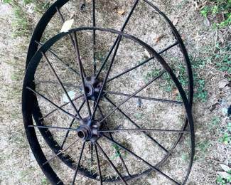 IRON IMPLEMENT WHEELS