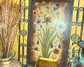 PAINTING WITH IRON FRAME