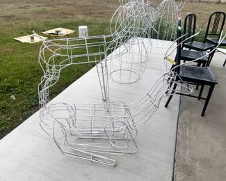 CHRISTMAS OUTDOOR WIRE LAWN DECOR 