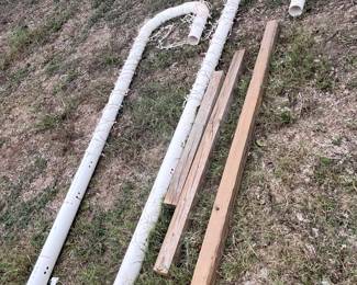 TALL LIGHTED PVC CANDY CANES