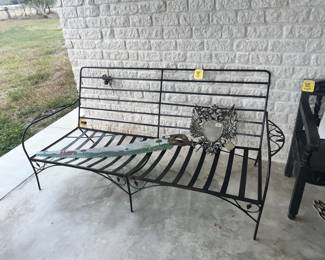 IRON PATIO SOFA FRAME