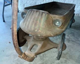 A "HOLY GRAIL" KID'S WAGON - "AMERICAN AIRFLOW" WITH HEADLIGHTS INTACT (AND NO RUST-THRU)!