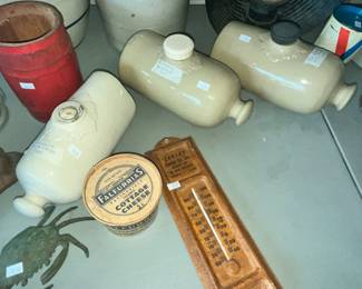 ANTIQUE POTTERY FOOT WARMERS