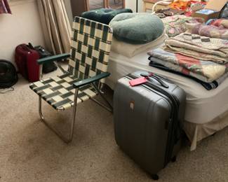 New lawn chair, new luggage