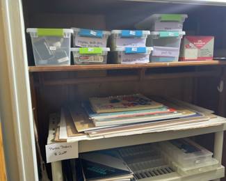 Boxes are being sold with contents of ink, pencils, drawing miscellaneous of everything for artwork