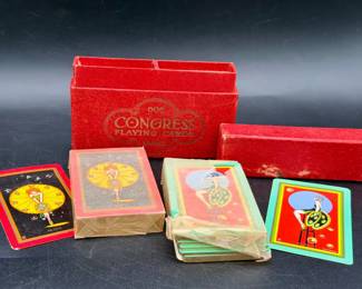 Vintage Congress Playing Cards
