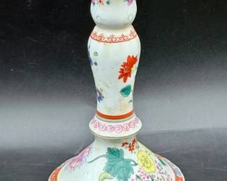 Famille Rose candlestick
