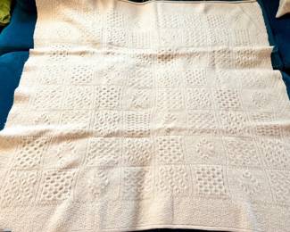 Aran Crafts 100% Merino Wool Throw Blanket Made In Ireland
