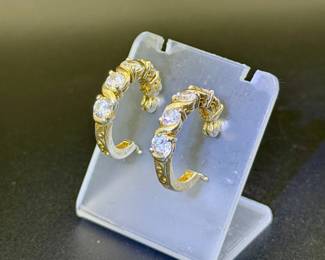 Sterling Silver Hoop Earrings
