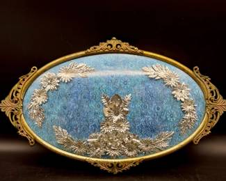 Vintage Metal/Foil Wall Art
