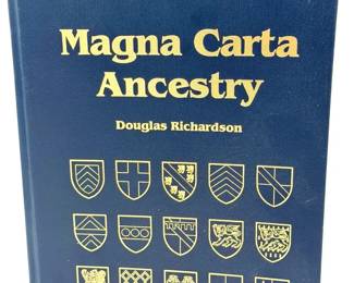 Magna Carta Ancestry by Douglas Richardson (2005, Genealogical Publishing Co.)
