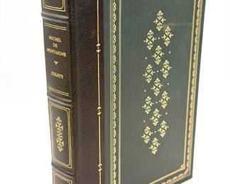 Michel de Montaigne — Twenty-Nine Essays — Franklin Library Leatherbound Edition
