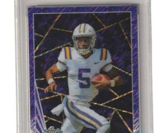 Jayden Daniels 2025 Leaf Metal Purple 