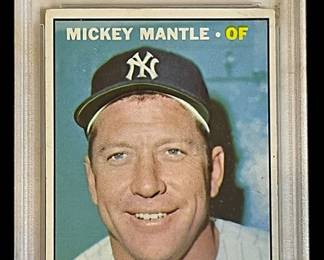 1967 Topps Mickey Mantle PSA 2.5 