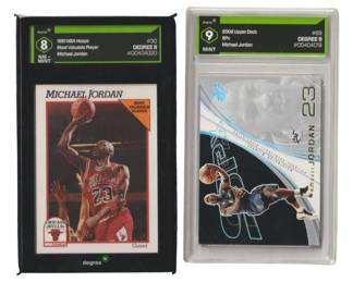 Michael Jordan Graded Card Pair 