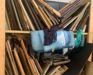 1 of 2 racks of frames