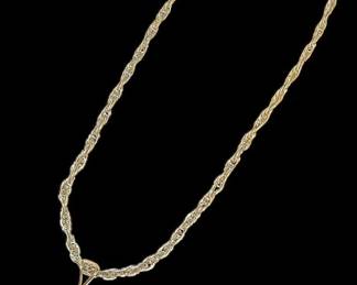 Amber Glass Cameo Pendant on WD Chain 