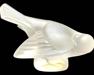Authentic Lalique Coquet Sparrow 