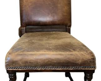 Vintage Leather BarleyTwist Chair V 