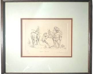 1976 Dean Everson Signed Etching wCOA 