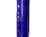 Tall Cobalt Blue Art Glass Decanter 