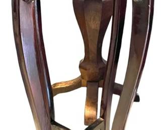 Vintage Chinese Carved Pedestal Stand 