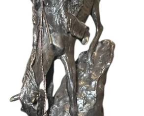 Large Bronze After Remington Sculpture 