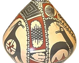 Acoma Pot by Maria Mora Birds 