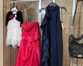 Formal Wear and name brand purses