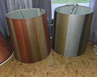 Unique vintage hanging lamps