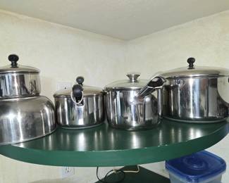 Stainless steel pots & pans