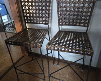 Wicker Woven barstools