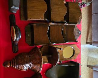 Shelves, sorting slots, candles