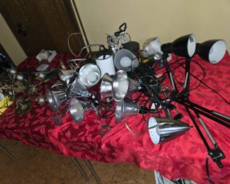 Clamp lights of all kinds