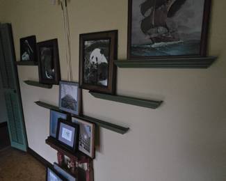 More artwork & wall shelves