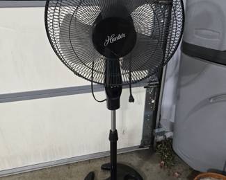 Hunter fan on a stand