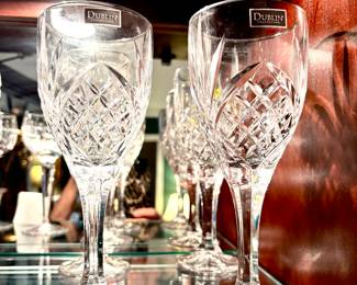 Dublin crystal goblets