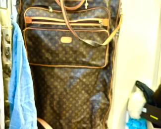 Faux Louis Vuitton garment bag